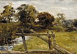 John Everett Millais Canvas Paintings - View Near Hampstead